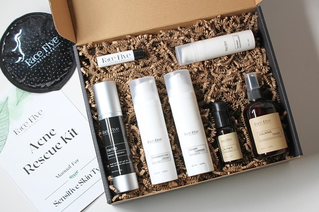 Acne Rescue Starting Kit - Sensitive Skin Type - Face Five Skincare